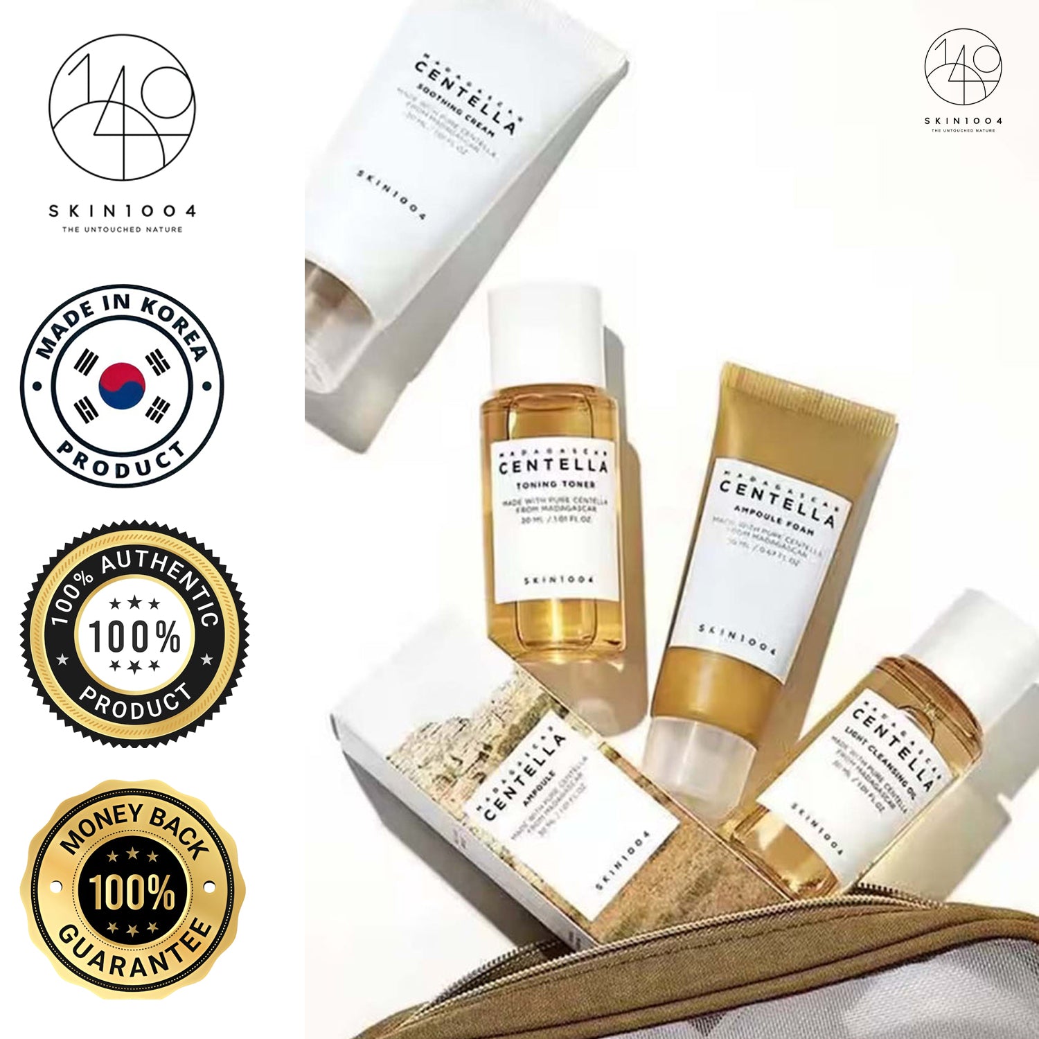 SKIN1004 Madagascar Centella Travel Kit – 5 Step Mini Skincare Set