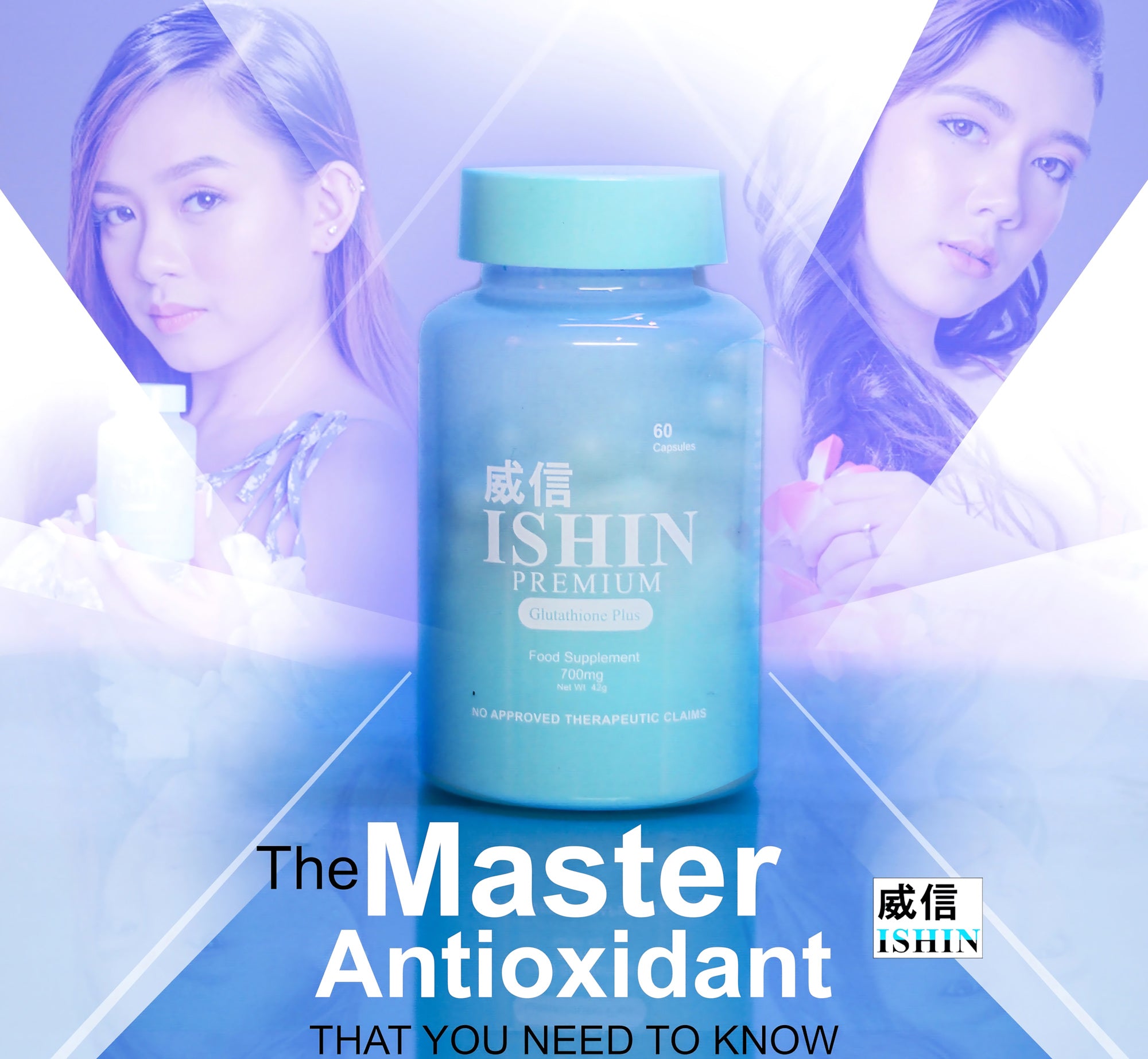 ISHIN Premium Glutathione Plus 700mg – 60 Capsules