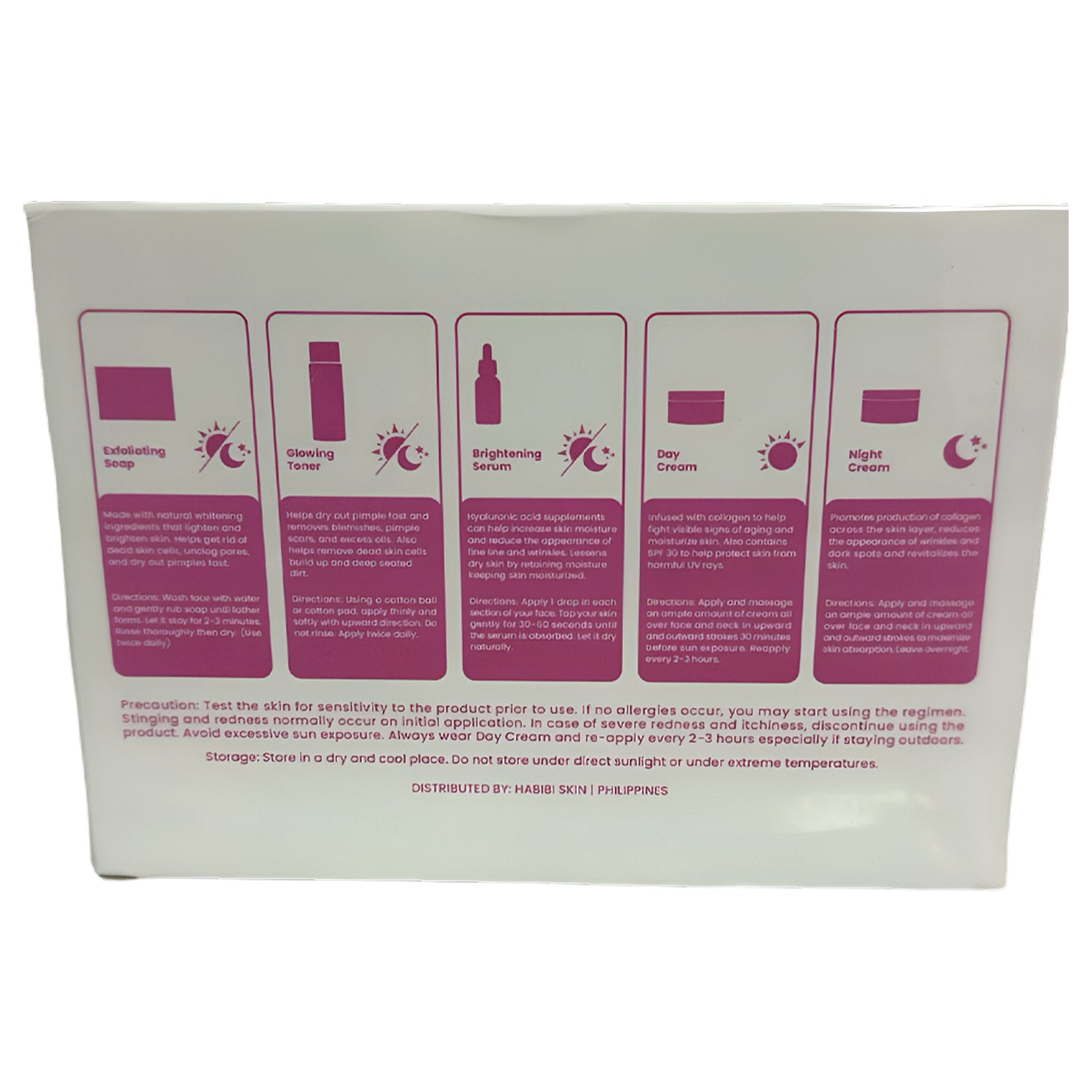 Habibi Skin Glowing Facial Set – 5 in 1