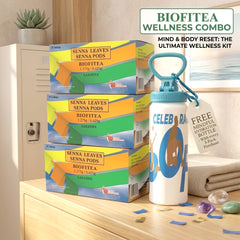 BIOFITEA Herbal Tea Senna Leaves & Senna Pods – 30 Teabags × 3PCS (COMBO)