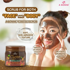 A Bonne Coffee & Royal Gold Detoxifying Body Scrub – 250g