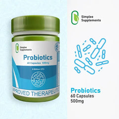 Simplee Probiotics 500mg – 60 Capsules