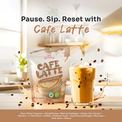 Glowming Cafe Latte Coffee Powder Drink Mix – 200g