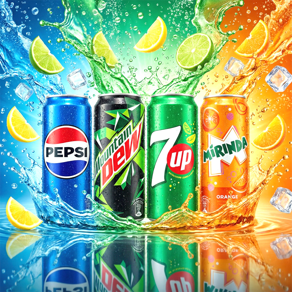 Soft Drinks Combo Pack – 330ml Cans