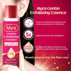 Myra Gentle Exfoliating Essence Niacinamide 5x Lumina Complex - 150ml