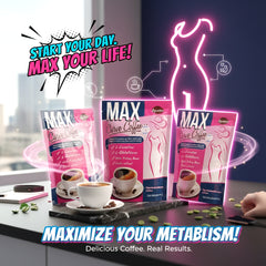 Max Curve Coffee Plus – Instant Coffee Mix Powder (3 Pcs Combo Pack)