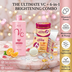 The Ultimate Ave VC + Ujooba 6-in-1 Brightening Combo