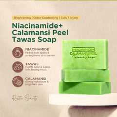 Rustic Beauty Niacinamide Calamansi Tawas Soap – 100g