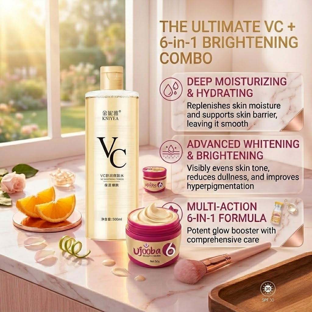 The Ultimate Kniyea VC + Ujooba 6-in-1 Brightening Combo