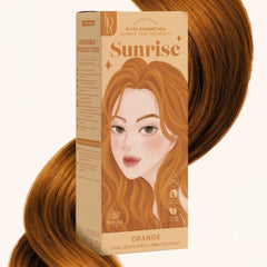 Kota Cosmetics Sunrise Hair Color Set - Orange (100ml + 100ml)