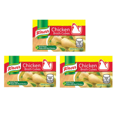 Knorr Chicken Cubes 6 Cubes - 60g (3 Pcs Combo)