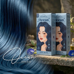 Kota Cosmetics Ocean Hair Color Set - Dark Blue (100ml + 100ml)