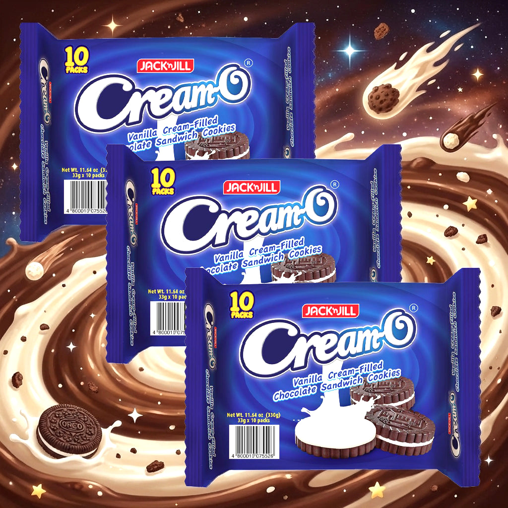 Cream-O Vanilla Sandwich Cookies (33g × 10pcs) | 3 Pcs Combo
