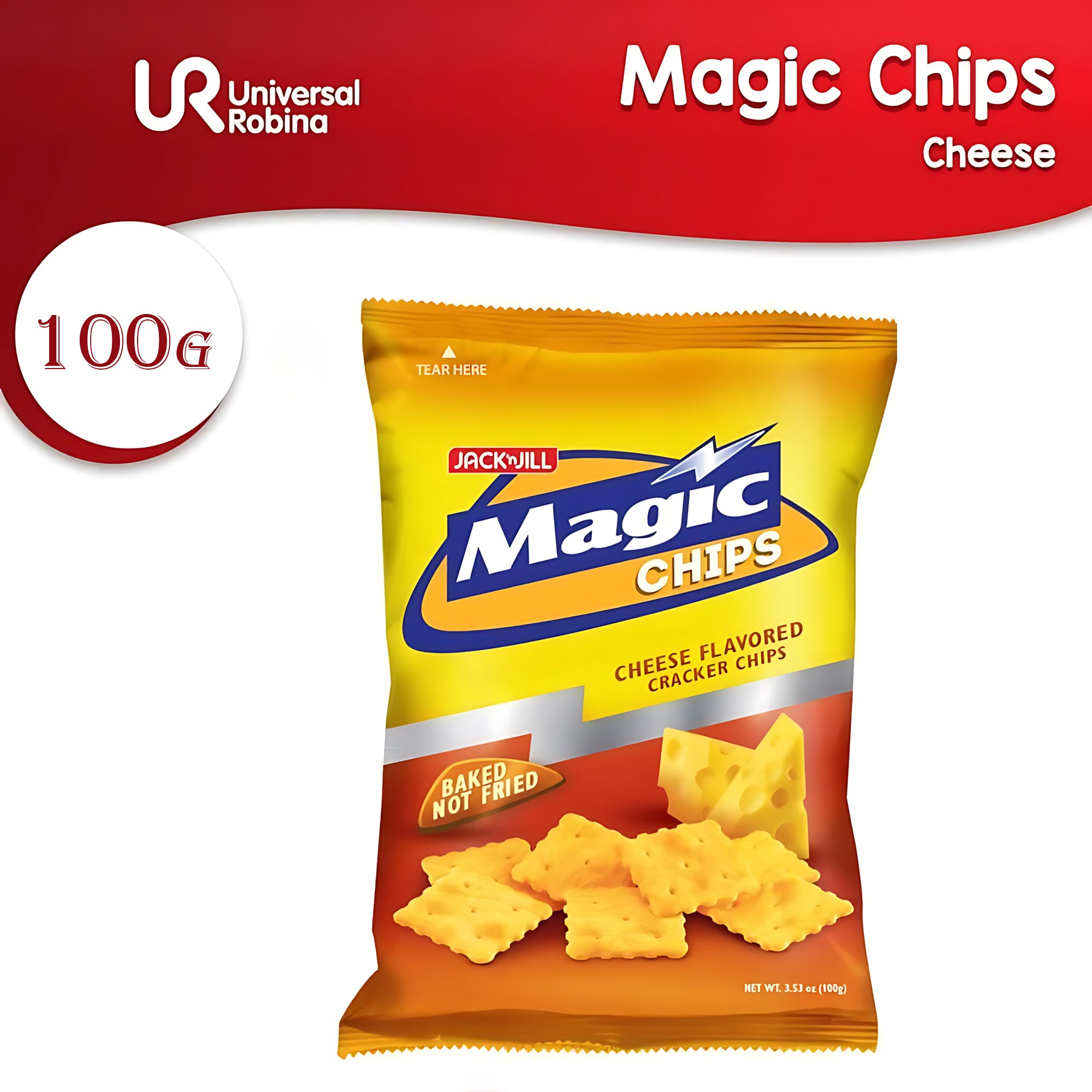 Magic Chips Cheese Baked - Jack N Jill 100g