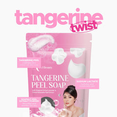 S&J Beauty Tangerine Peel Soap - 70g x 5 Bars (350g Total)