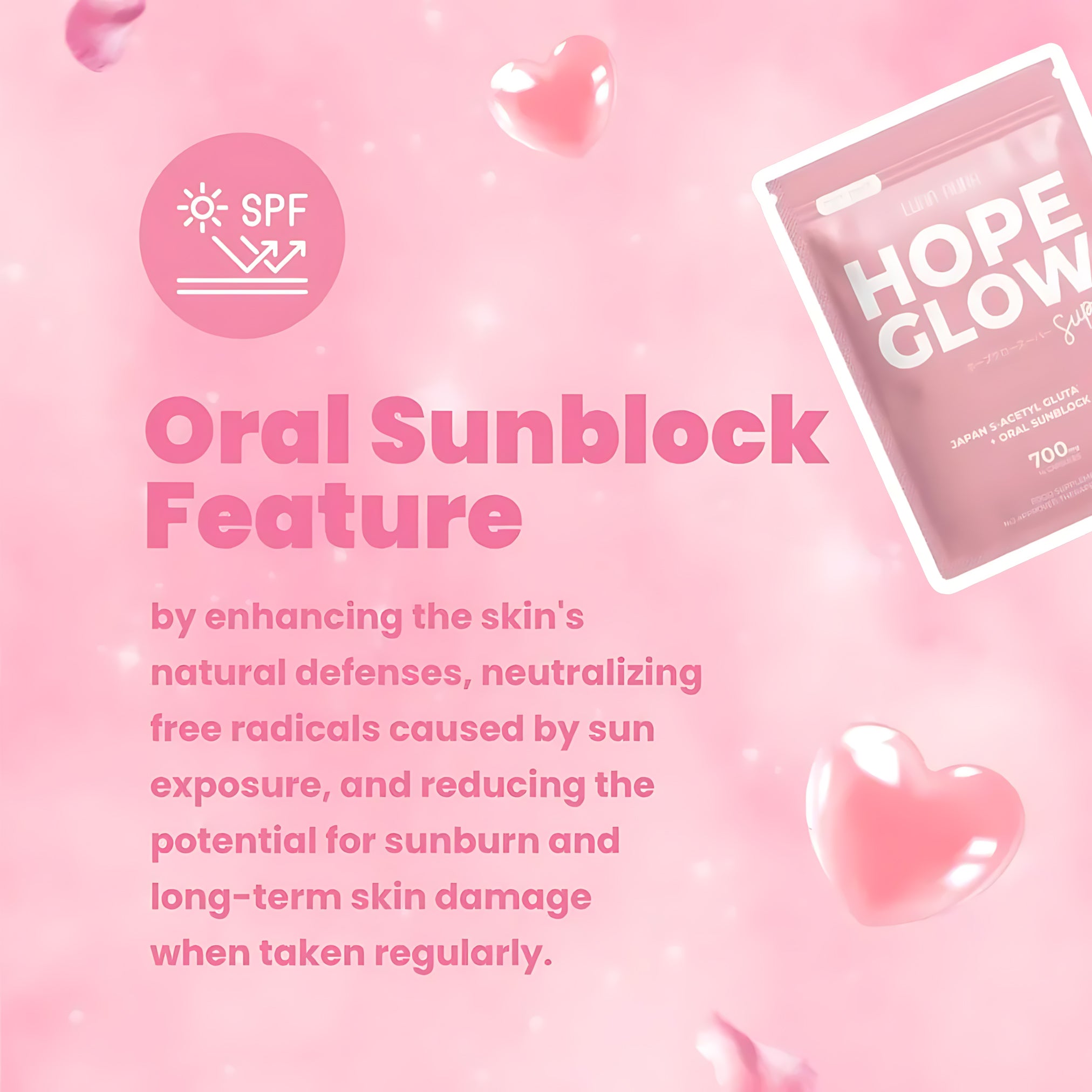 luna aura advanced glutathione Luna Aura Hope Glow Advanced Glutathione Super Mini – 700mg (14 Capsul – Sige Mart UAE