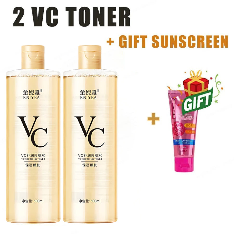 2 Kniyea VC Toner - 500ml + Sunscreen Free