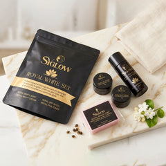 SY Glow Royal White Set – Complete 4-Step Skincare Routine