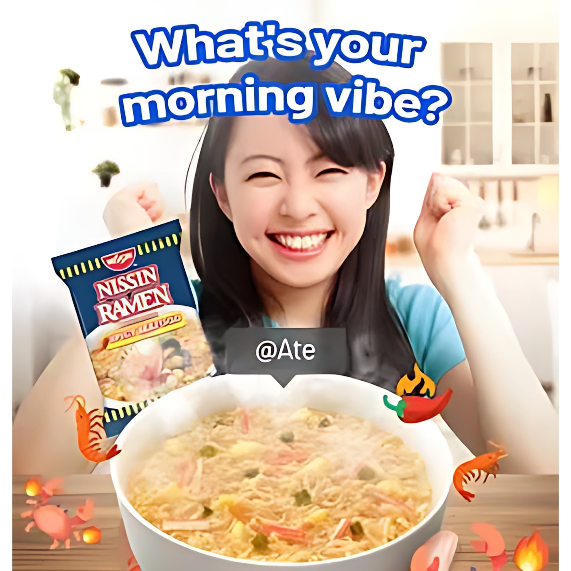 Nissin Ramen Instant Noodles Spicy Seafood 59g