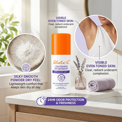 Gluta-C Lightening Deodorant Powder Dry – 40ml