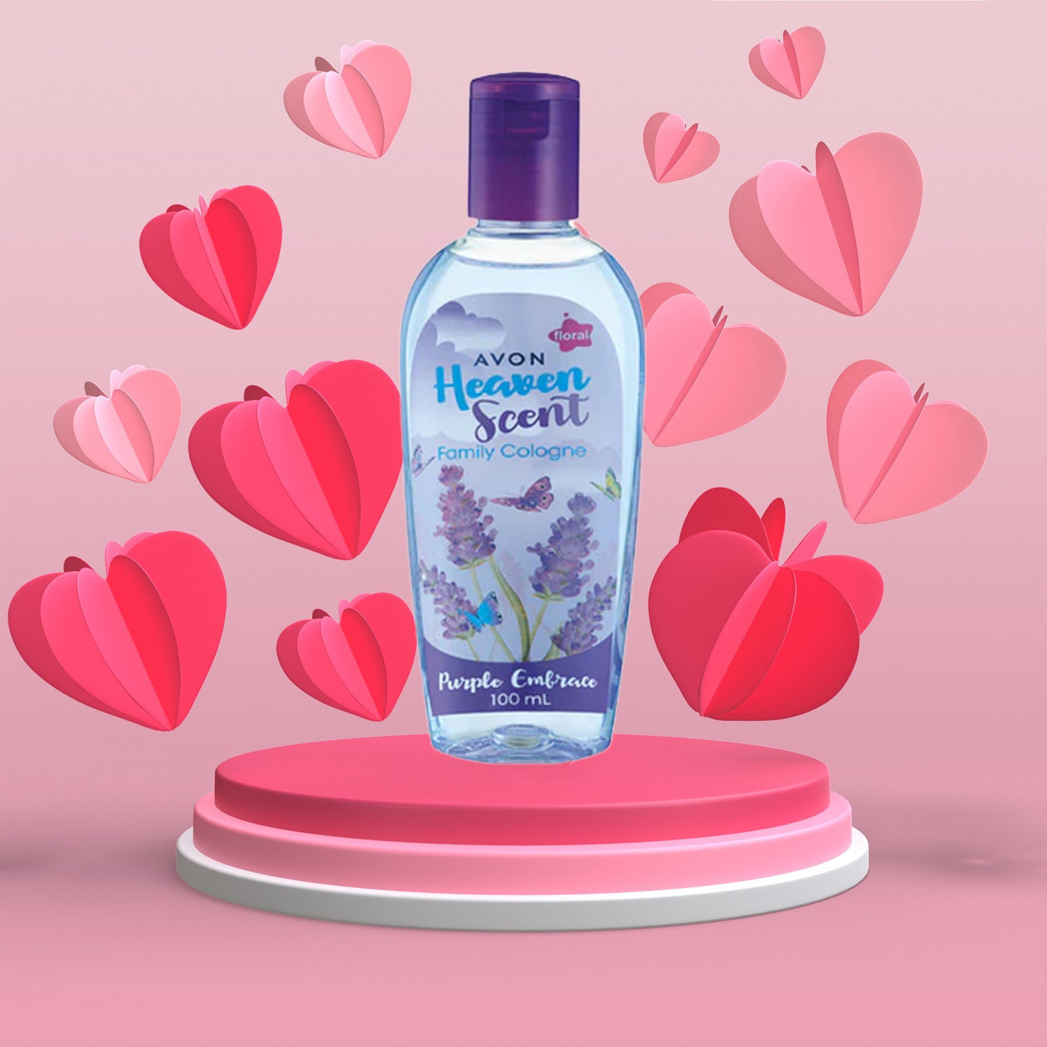 Avon Heaven Scent Family Cologne – Purple Embrace (100ml)