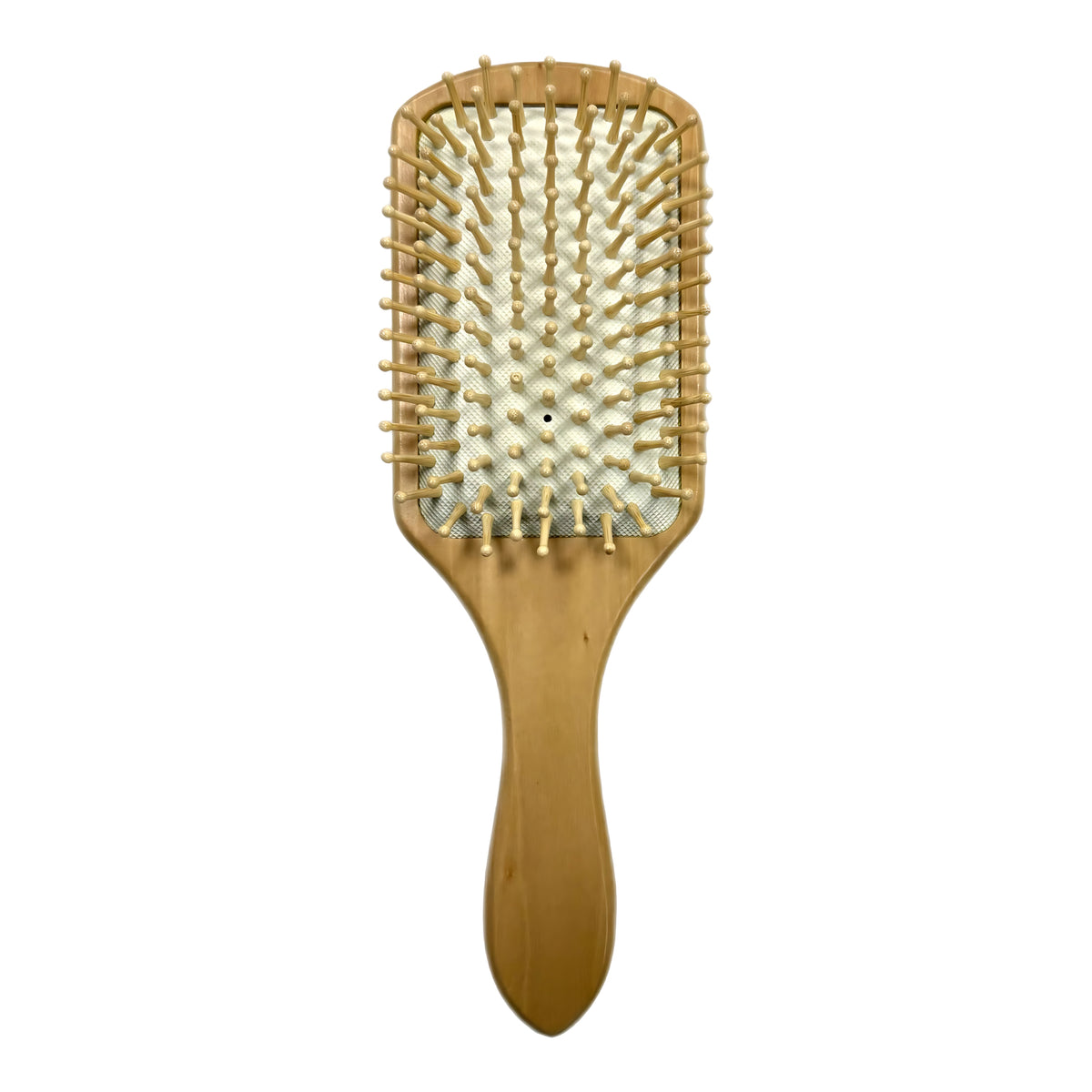 Wooden Paddle Hair Brush – Square White