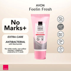 Avon Feelin' Fresh Quelch No Marks Extra Care Anti-Perspirant Deodorant Cream – 50g