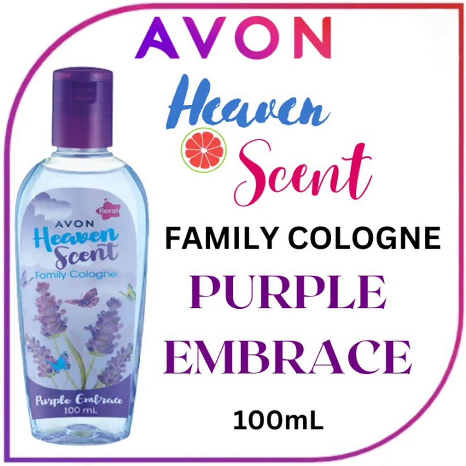 Avon Heaven Scent Family Cologne – Purple Embrace (100ml)