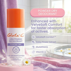 Gluta-C Lightening Deodorant Powder Dry – 40ml