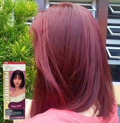 MerrySun Permanent Hair Color – Violet Red (Complete Hair Coloring Kit, 130mL)