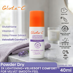 Gluta-C Lightening Deodorant Powder Dry – 40ml