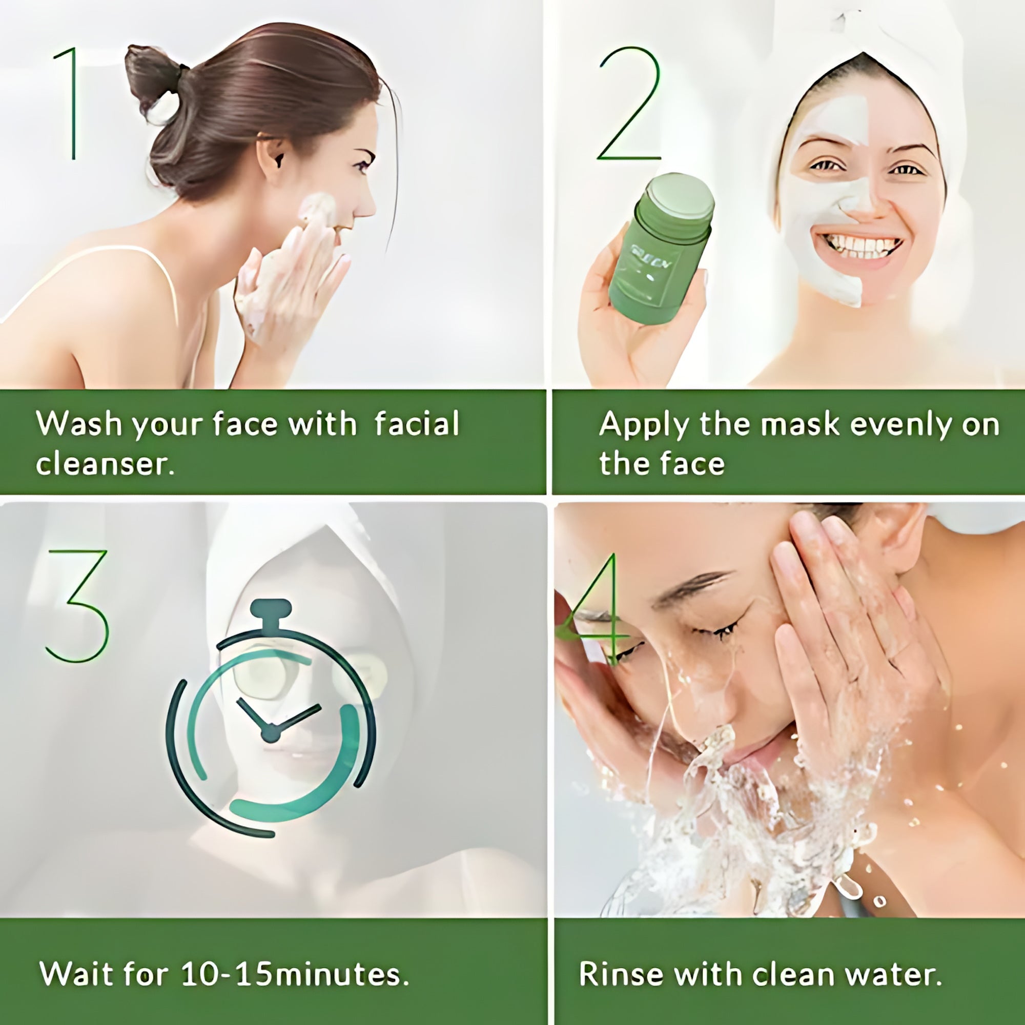 TEN TWENTY Green Mask Stick – Green Tea Oil Control Cleansing Solid Mask