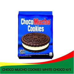 Choco Mucho Cookie Sandwich White Choco – 10 x 33g