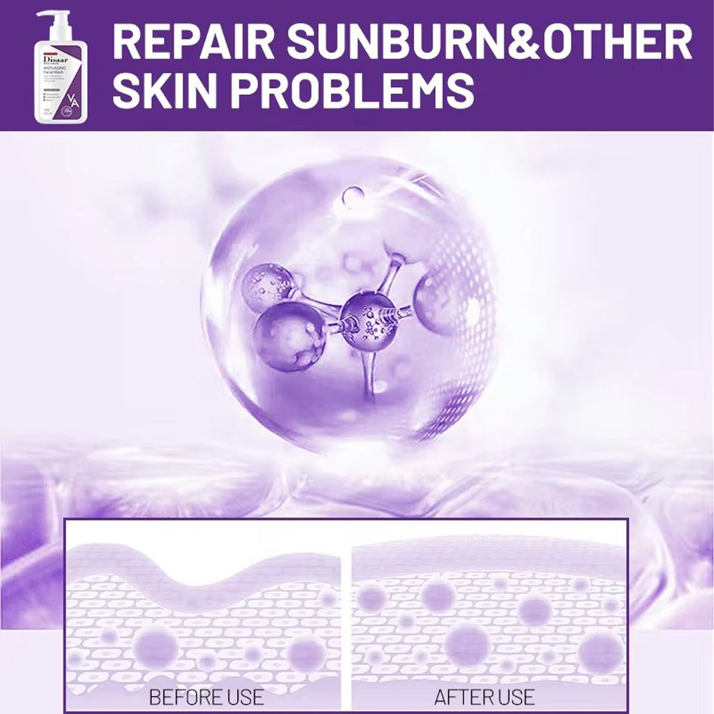 Disaar Anti-Aging Facial Wash with Retinol & Niacinamide – 200g