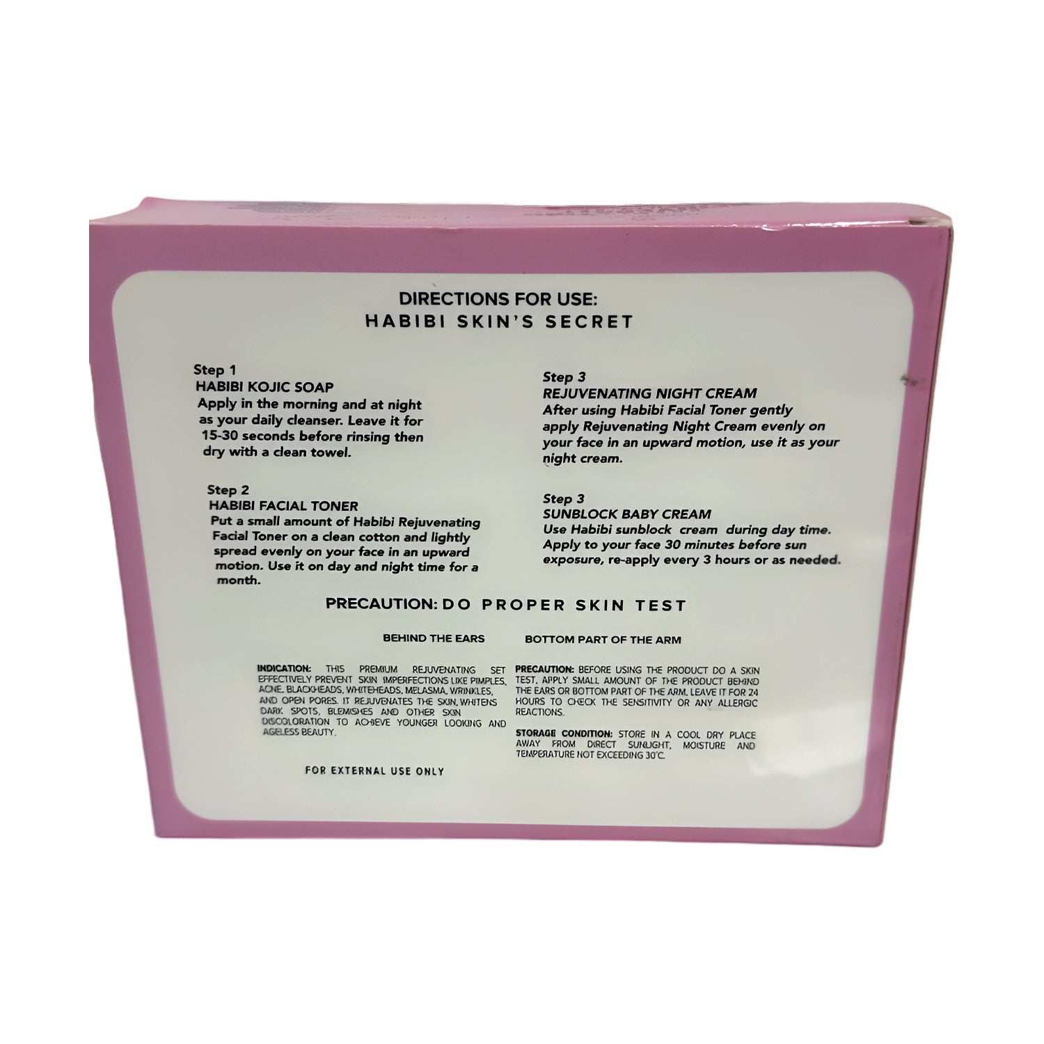 Habibi Skin Premium Rejuvenating Beauty Set - 4 in 1