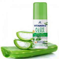 AR Vitamin E Aloe Vera Roll-On with Glutathione & Vitamin E – 60ml