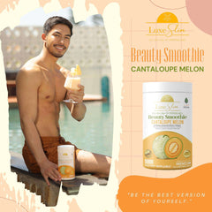 Luxe Slim Beauty Smoothie Cantaloupe Melon Jar – 500g