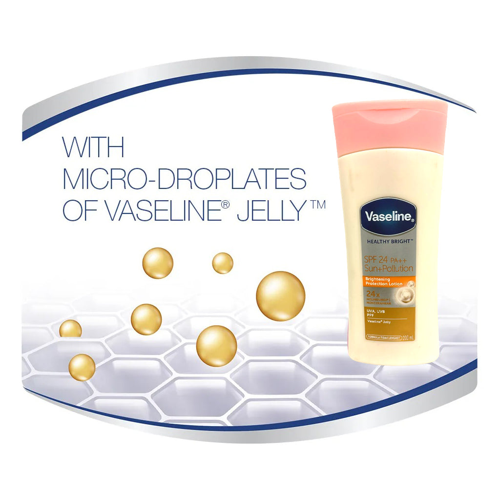 Vaseline Healthy Bright SPF 24 PA++ Sun + Pollution Brightening Protection Lotion – 200ml