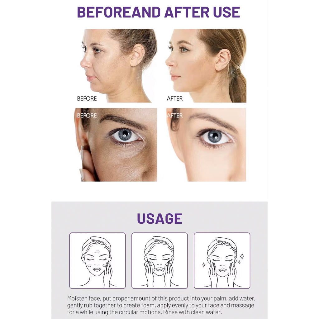 Disaar Anti-Aging Facial Wash with Retinol & Niacinamide – 200g