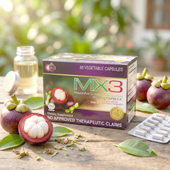 MX3 Natural Pure G. mangostana Xanthone 500mg – 60 Vegetable Capsules
