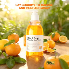 Quarxery Mite & Acne Cleansing Body Wash – 250ml