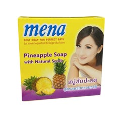 Mena Pineapple Soap with Natural Scrub - 150g