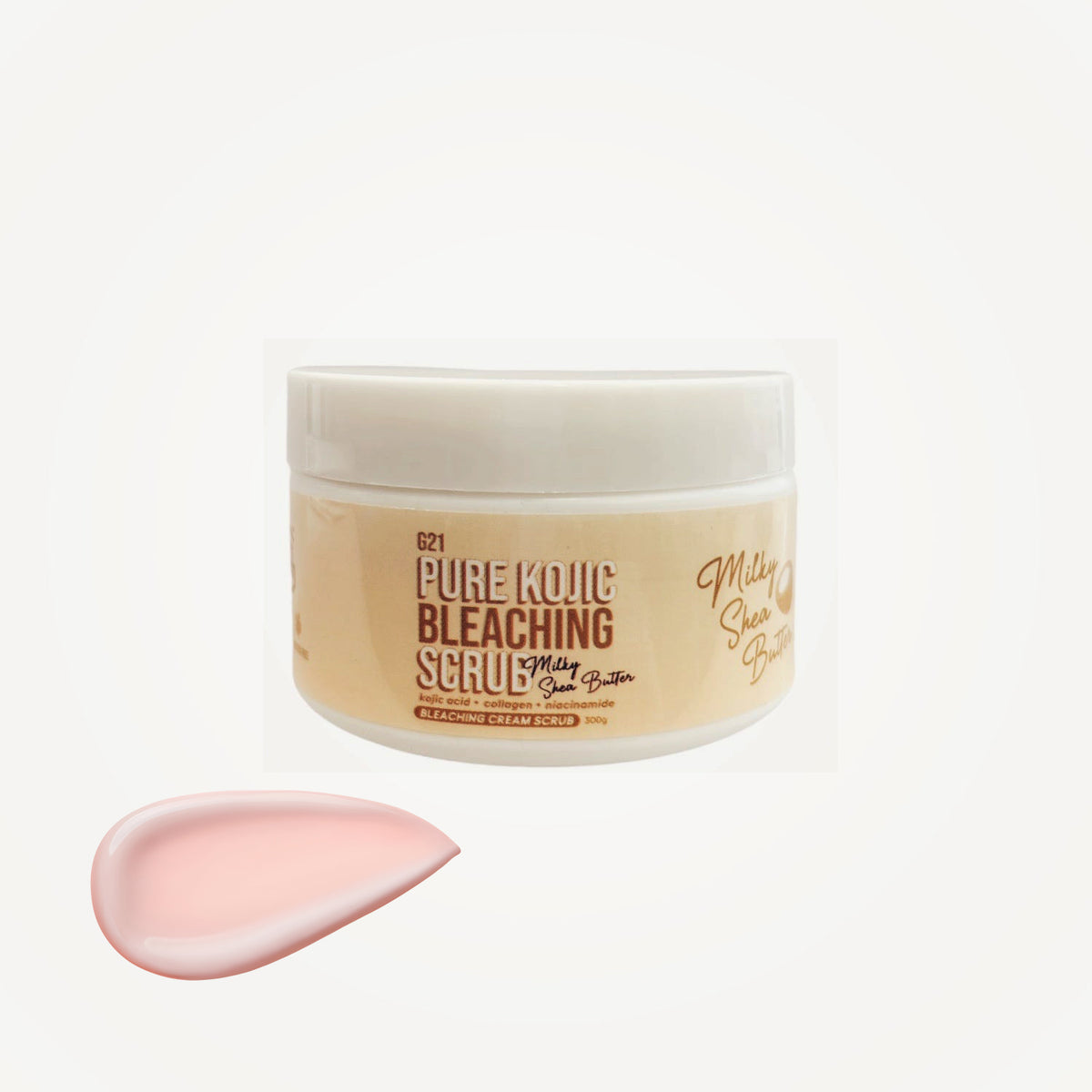 G21 Pure Kojic Bleaching Scrub Milky Shea Butter (300g) Sige Mart UAE G21 Pure Kojic Bleaching Scrub Milky Shea Butter (300g) Sige Mart UAE