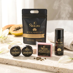 SY Glow Royal White Set – Complete 4-Step Skincare Routine