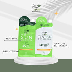 Blem Dr. White & Tinted Sunscreen Duo Pack – SPF 50 PA+++ (2 x 30g)