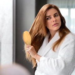 Wooden Paddle Hair Brush – Oval Shape
