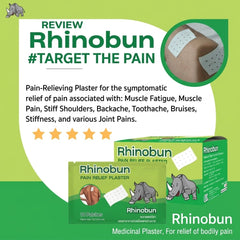 Rhinobun Pain Relief Plaster Sachet (10 Sheets)
