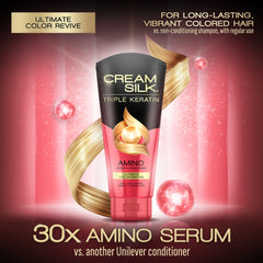 Cream Silk Triple Keratin Amino Serum Conditioner - Ultimate Color Revive (300ml)