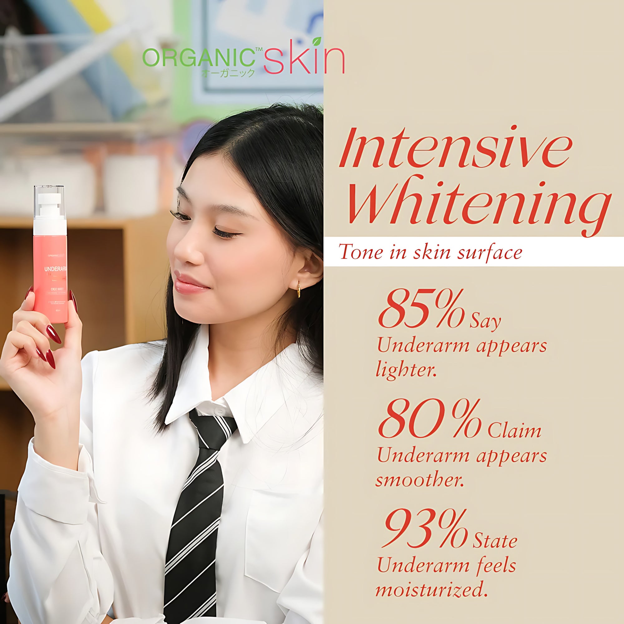 Organic Skin Intensive Brightening Underarm Deo Mist – 60ml