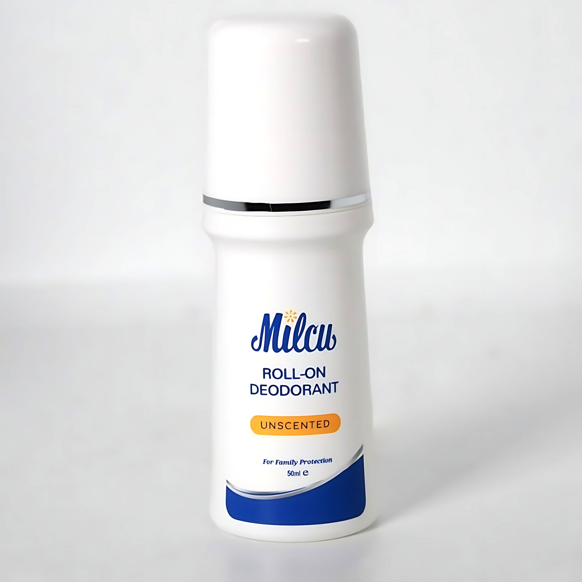 Milcu Unscented Roll-On Deodorant – 50mL